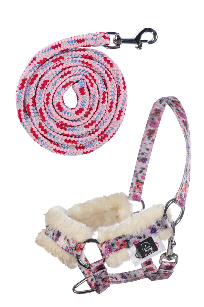 Hobby Horse Plüschalfter mit Strick in Blumenmuster