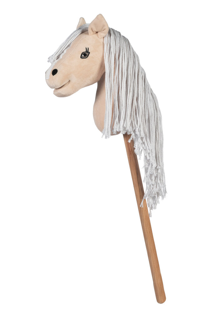 Kleines Palomino Hobby Horse mit langer heller Mähne
