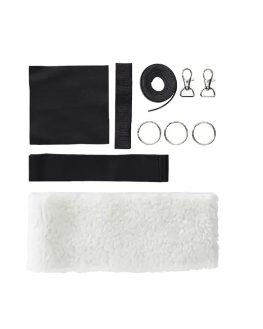 Inhalt Bastelset für ein Hobby Horse Martingel von Panduro in schwarz, weich unterlegt