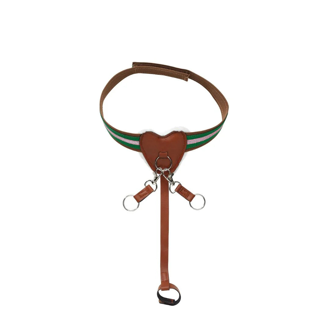 Martingal in braun für Hobby Horsing