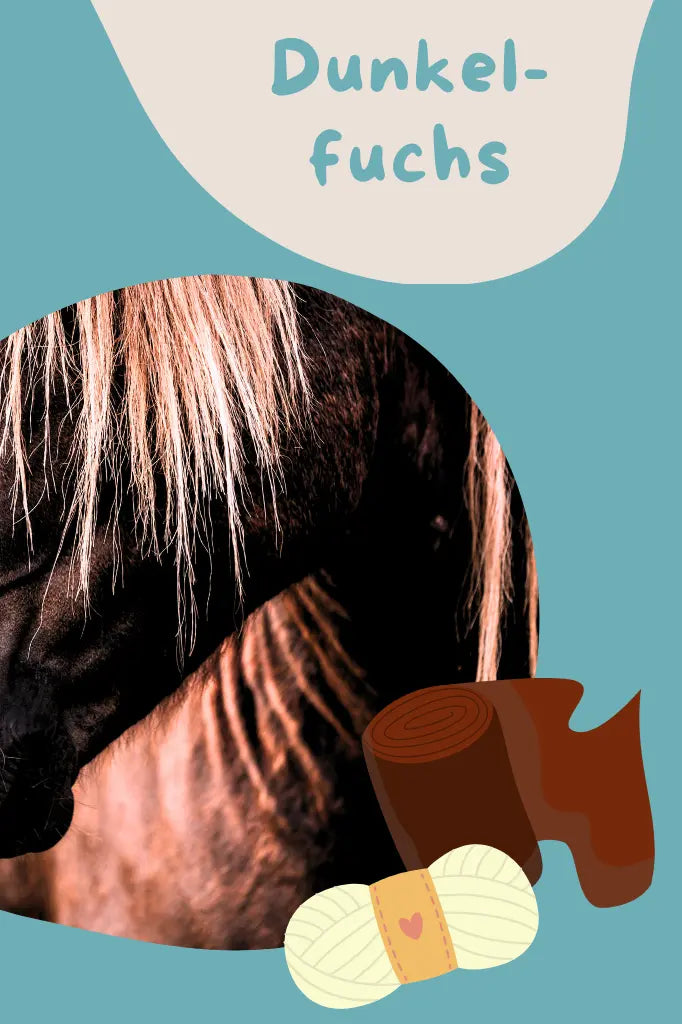 DIY Hobby Horse Farbe Dunkelfuchs