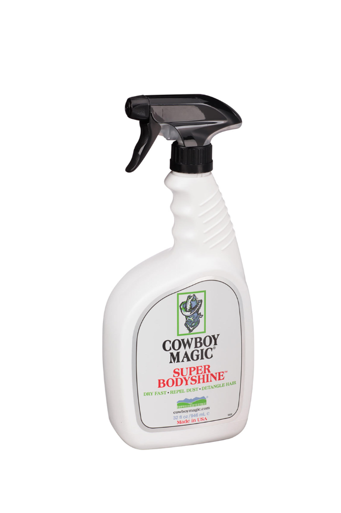 Sprayflasche mit Cowboy Magic Super Bodyshine