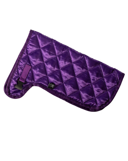 hkm hobby horse decke in dunklem lila mit verstellbarem verschluss