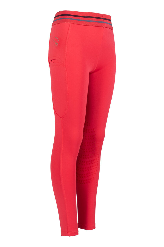 hkm reithose rot mit kniebesatz freigestellt