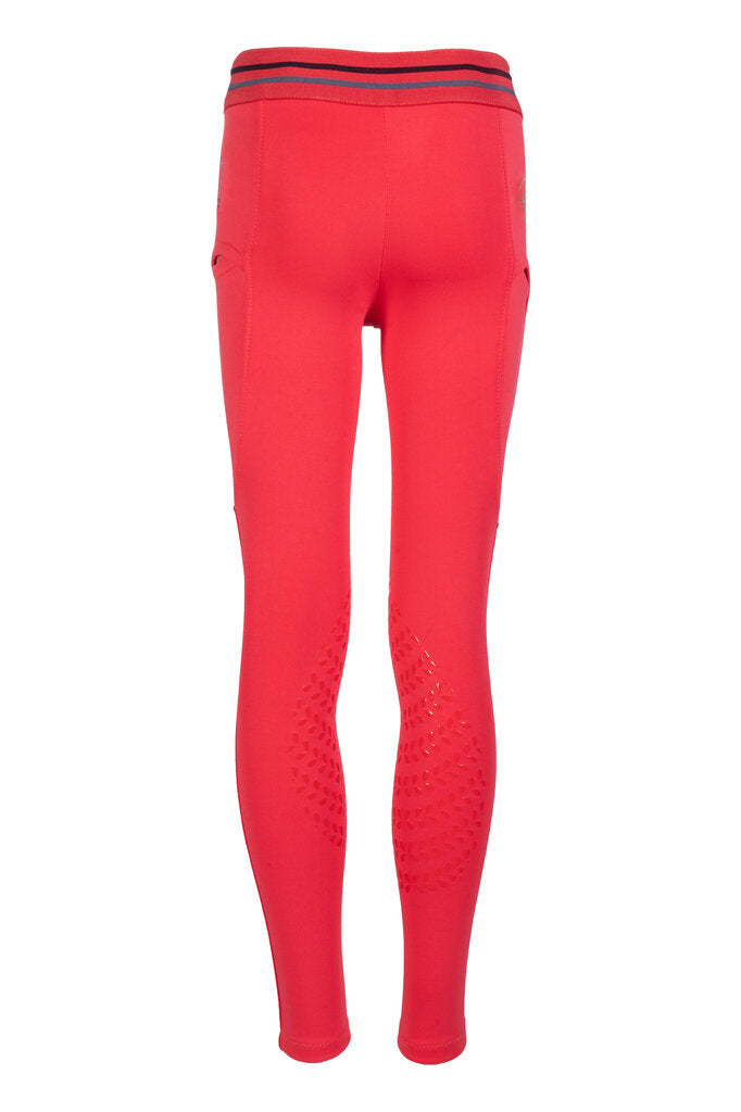 hkm reithose rot mit kniebesatz freigestellt