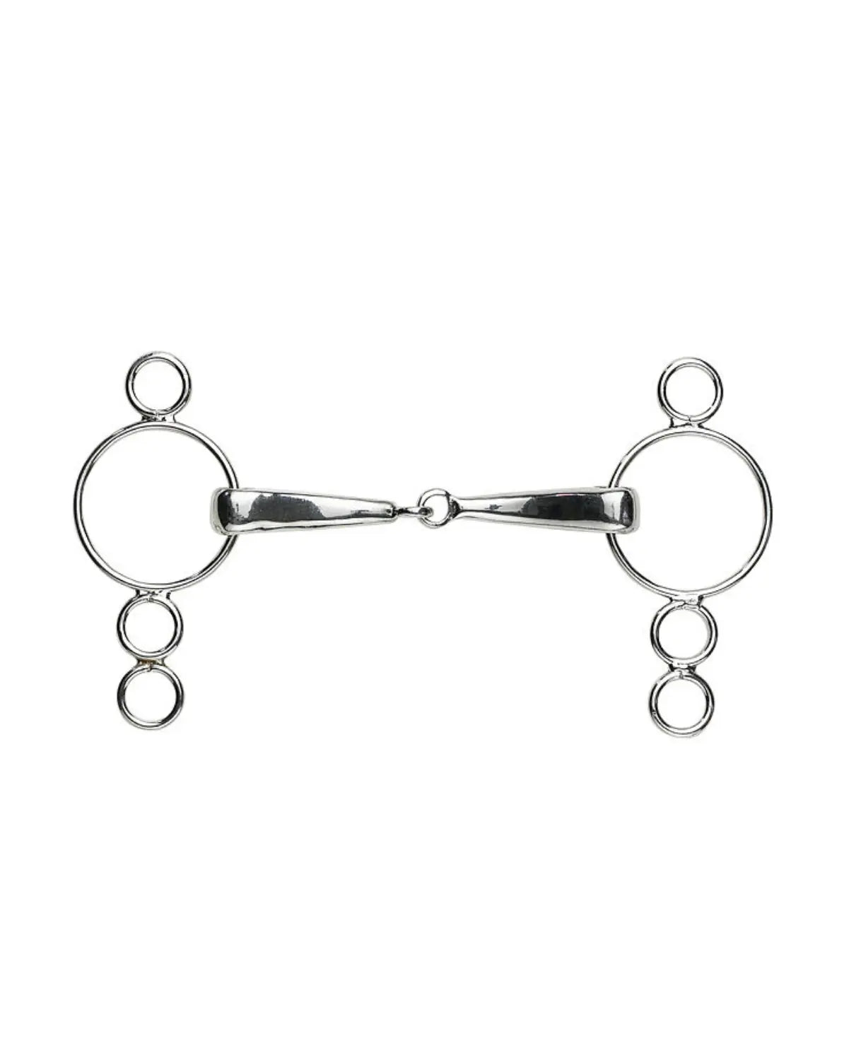 Kandare für Hobby Horsing - Pessoa Bit mit 4 Ringen je Seite für Hobby Horsing Turniere und zum Selbstgestalten von Hobby Horse Trensen