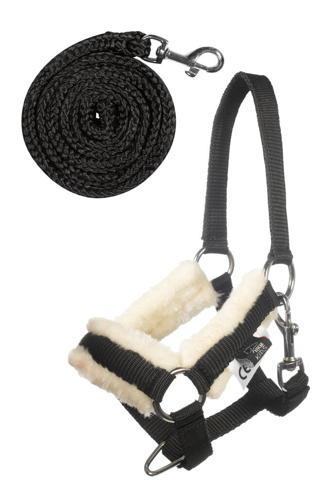 Hobby Horse Plüschalfter mit Strick in schwarz