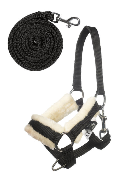 Hobby Horse Plüschalfter mit Strick in schwarz