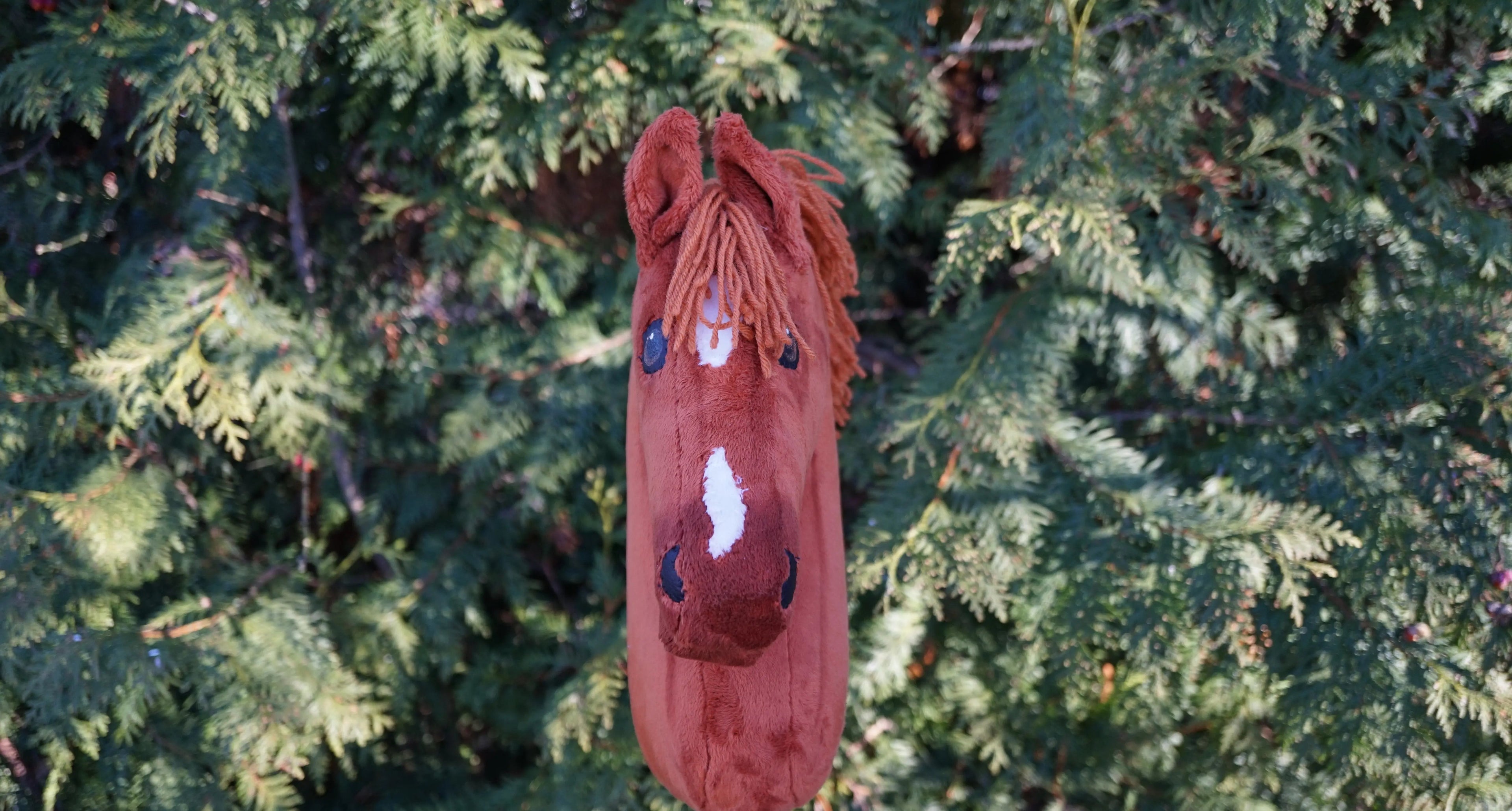 ponybox Bastelset hobby horse. fuchs für hobby horsing springen