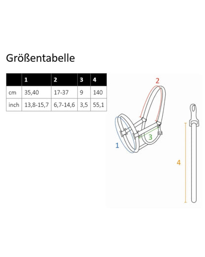 maßtabelle hkm hobby horsing halfter
