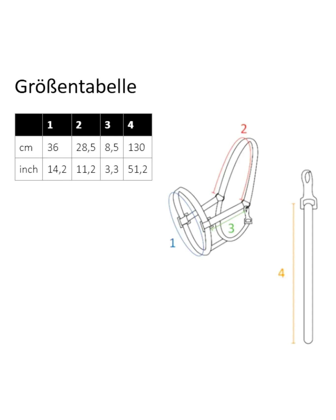 masstabelle hkm hobby horsing plüschhalfter