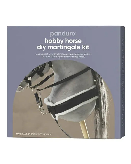 verpacktes Bastelset für ein Hobby Horse Martingel von Panduro in schwarz,  weich unterlegt