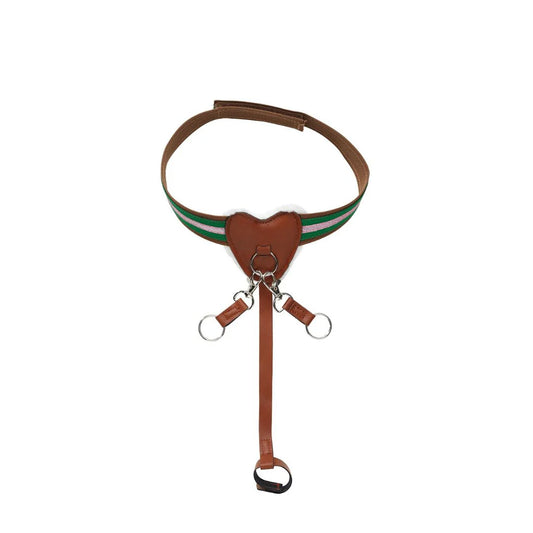 Martingal in braun für Hobby Horsing