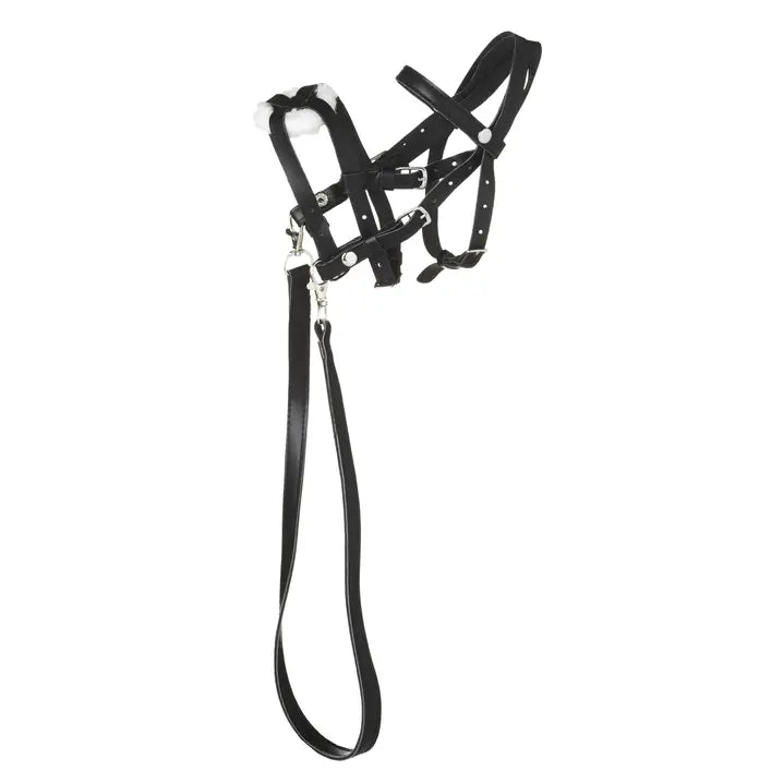 Panduro Hobby Horse Trense mit mexikanischem Reithalfter in schwarz