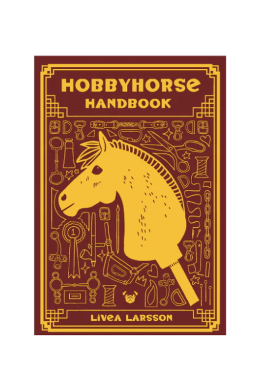 Hobby Horse Buch von Livea Larsson - Cover mit gelben Hobby Horse